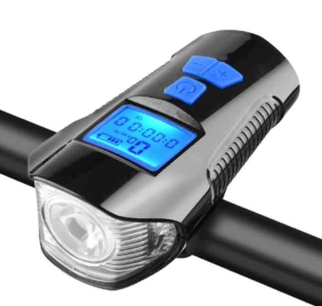 Linterna Para Bici Fy317 Con Velocímetro
