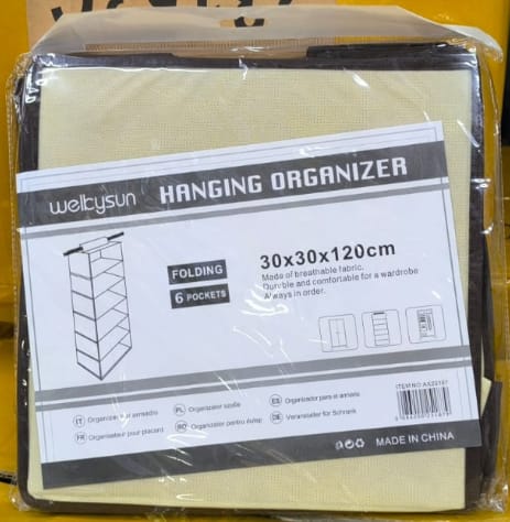 Organizador Colgante C 6 Compartimentos