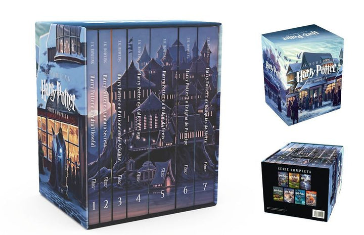 Box Harry Potter - Colección Completa (7 libros) + Lámpara de lectura LED como REGALO!