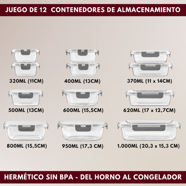 PROMOCIÓN Línea de Recipientes Herméticos
