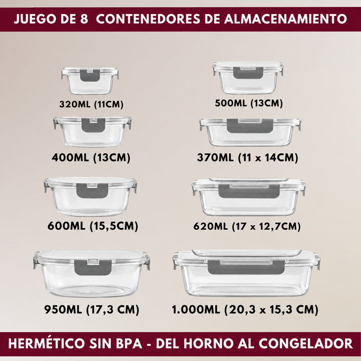 PROMOCIÓN Línea de Recipientes Herméticos