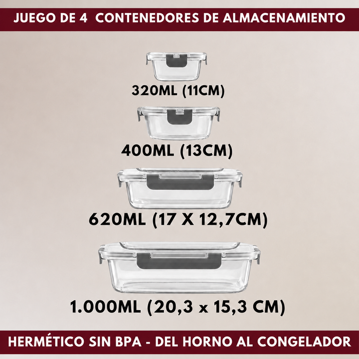 PROMOCIÓN Línea de Recipientes Herméticos