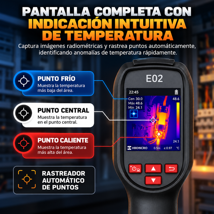 CÁMARA TERMOGRÁFICA PROFESIONAL – PREVENÍ FALLAS Y EVITÁ GASTOS INNECESARIOS