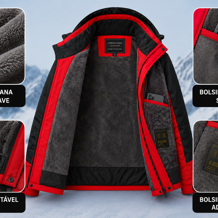 Chaqueta Térmica Impermeable con Forro Polar