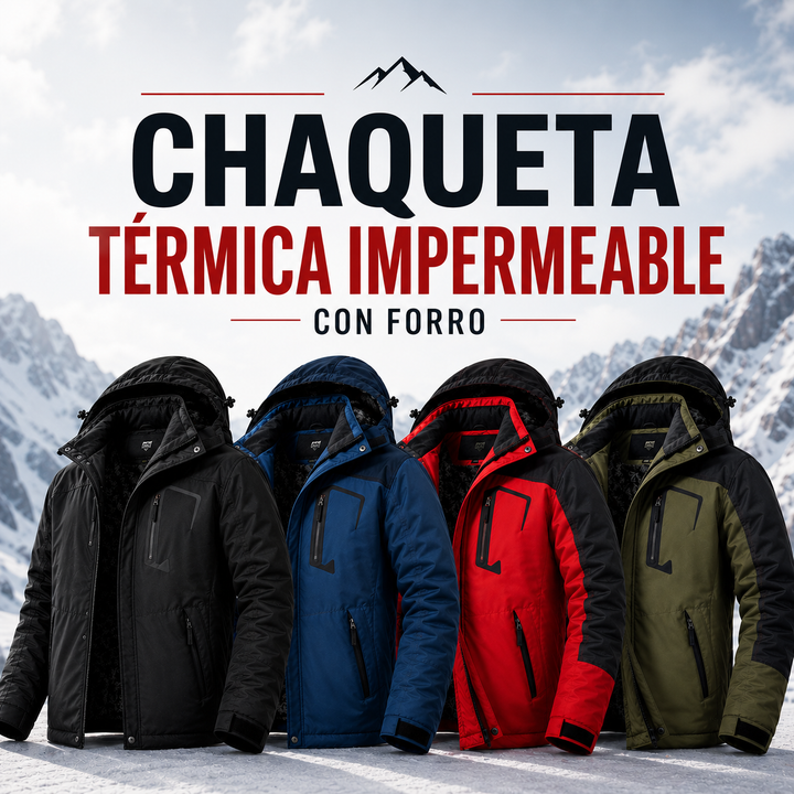 Chaqueta Térmica Impermeable con Forro Polar