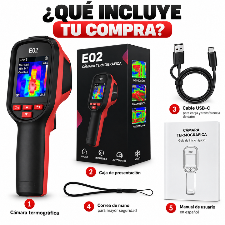 CÁMARA TERMOGRÁFICA PROFESIONAL – PREVENÍ FALLAS Y EVITÁ GASTOS INNECESARIOS