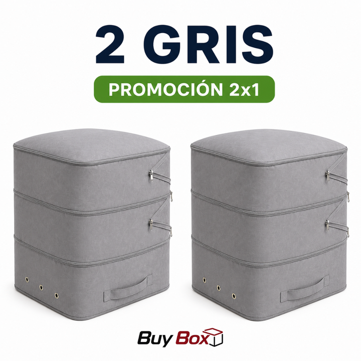 CompresorMax | Organizador XXL de Ropa (Llevás 2 y Pagás 1)