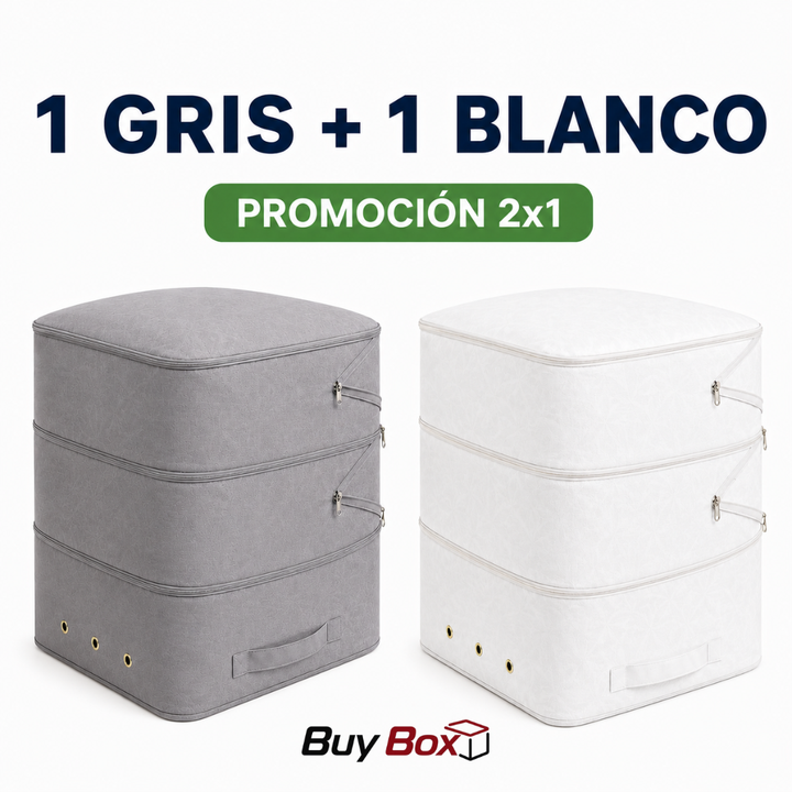 CompresorMax | Organizador XXL de Ropa (Llevás 2 y Pagás 1)