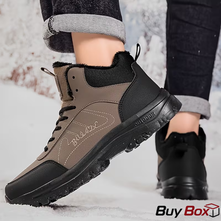 Botas Térmicas Impermeables para Hombre | Forro de Corderito, Suela Antideslizante y Máxima Comodidad