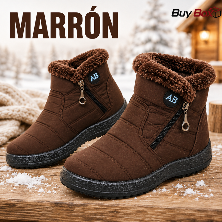 Bota de Nieve para Mujer con Forro Térmico | Impermeable y Antideslizante