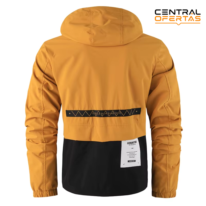 Campera Rompeviento para Hombre con Capucha Desmontable | Liviana y Versátil
