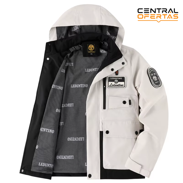 Campera Rompeviento para Hombre con Capucha Desmontable | Liviana y Versátil