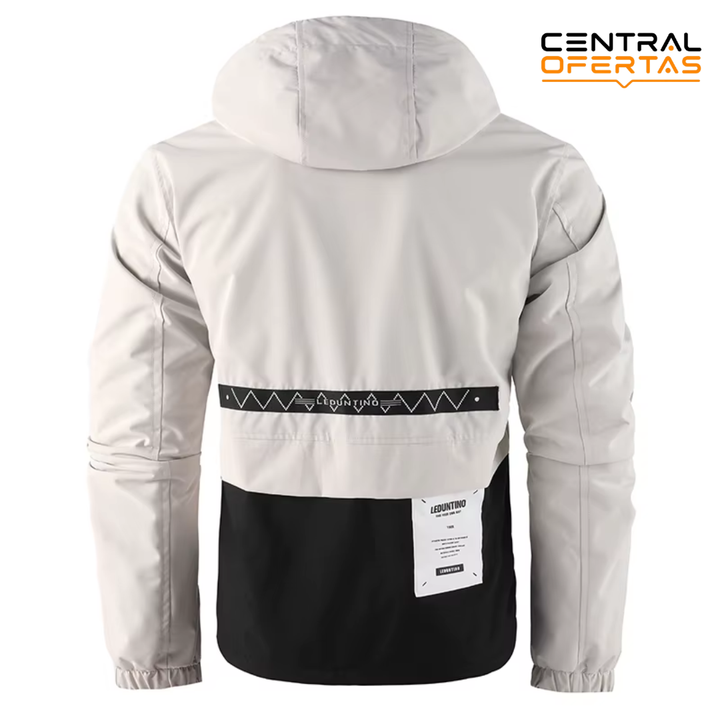 Campera Rompeviento para Hombre con Capucha Desmontable | Liviana y Versátil