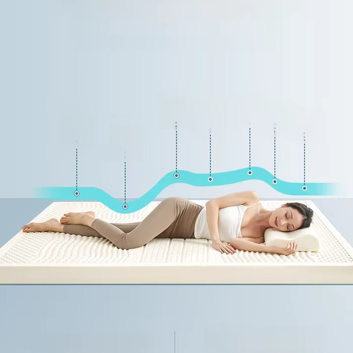 Colchón Ortopédico Látex + 4 Almohadas